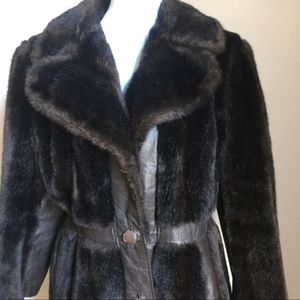 Vintage Faux Fur Coat
